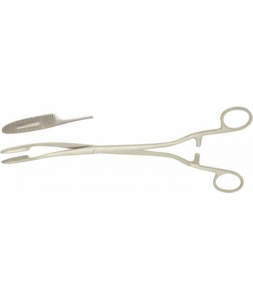 ELCON SIMS-MAIER SPONGE FORCEPS 280MM, CURVED