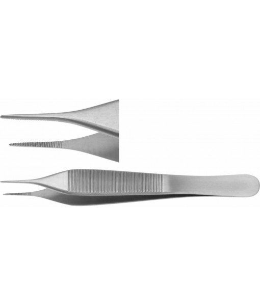 ELCON MICRO-ADSON DISSECTING FORCEPS 120MM, STRAIGHT, WIDTH 0,7MM