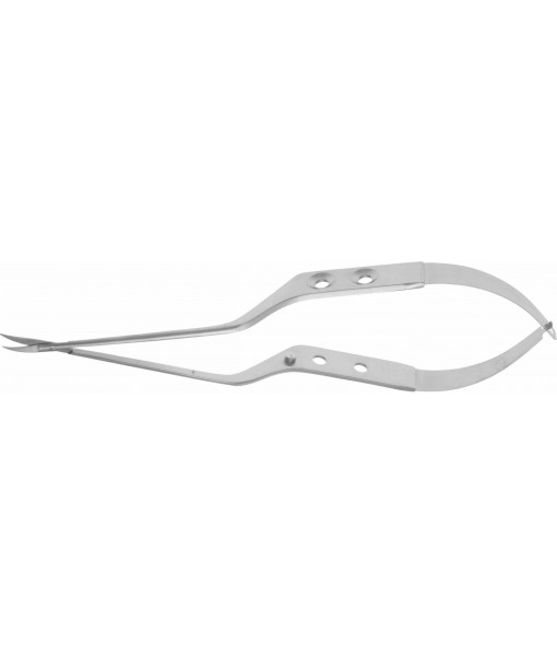 ELCON YASARGIL MICRO SCISSORS 200MM, DOWNWARD CURVED, POINTED, BAYONET, HOLE HANDLE St