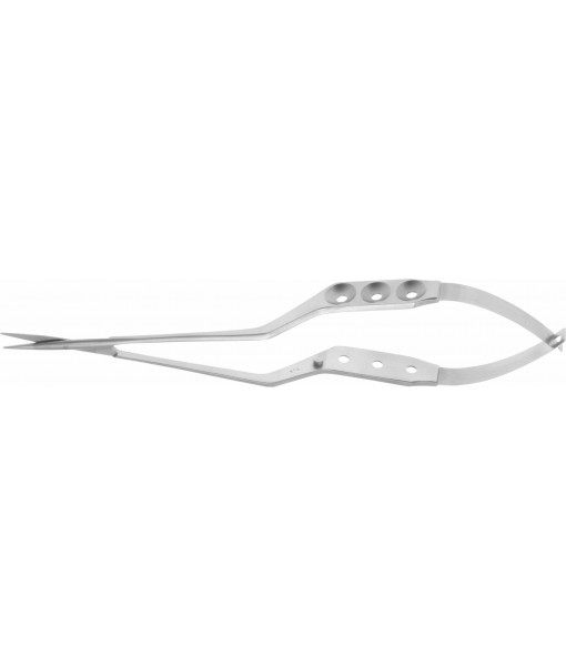 ELCON YASARGIL MICRO DISSECTION SHEARS 225MM, STRAIGHT, BLUNT, BAYONET, HOLE HANDLE St