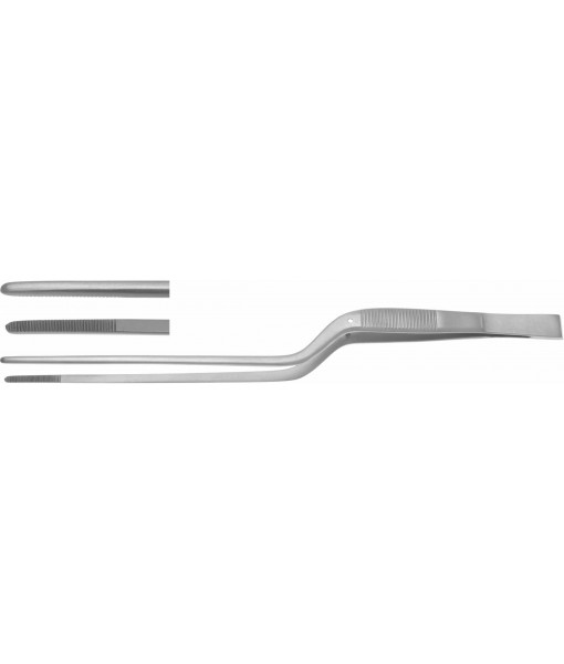 ELCON TAYLOR DISSECTING FORCEPS 200MM, BAYONET SHAPE WITH DISSECTOR END