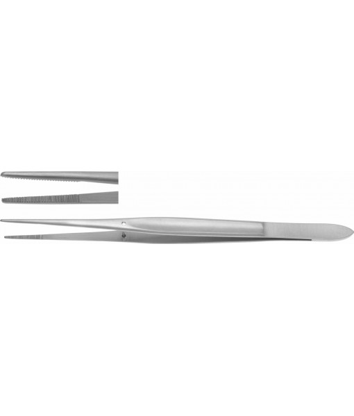ELCON CUSHING DISSECTING FORCEPS 180MM, STRAIGHT, WIDTH 1,5MM