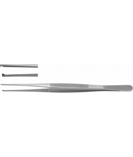 ELCON POTTS-SMITH TISSUE FORCEPS 210MM, STRAIGHT, 1x2 TEETH