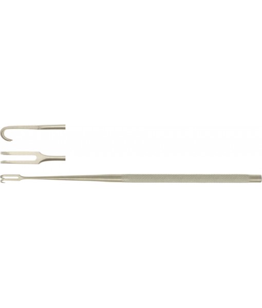 ELCON JOSEPH DOUBLE HOOK 160MM, 2 PRONGS, WIDTH 2MM, SHARP