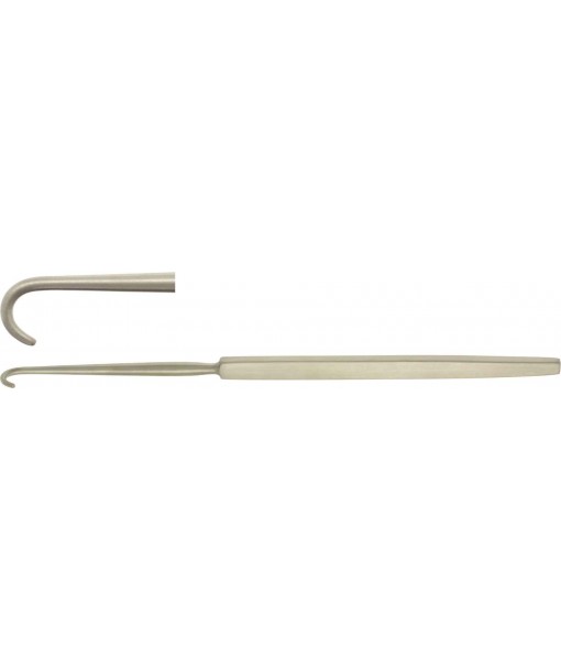 ELCON RETRACTOR 160MM, LARGE CURVE 1 PRONG, BLUNT