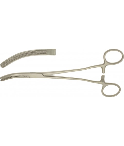 ELCON ROGERS ATRAUMATIC HYSTERECTOMY FORCEPS 220MM SLIGHT CURVED