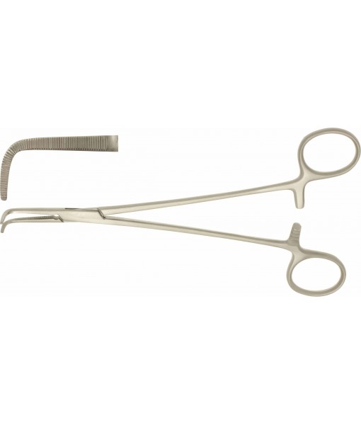 ELCON HEISS ARTERY FORCEPS 200MM ANGLED