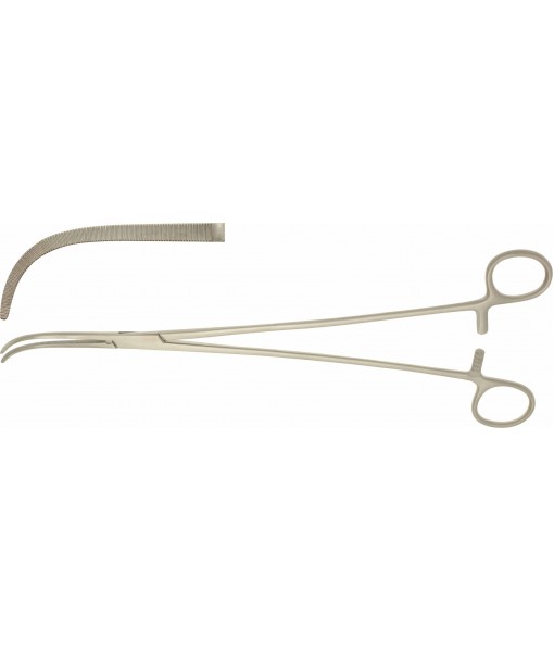 ELCON OVERHOLT DISSCETING FORCEPS 295MM CURVED