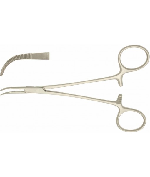 ELCON MICRO-ADSON DISSECTING FORCEPS 140MM CURVED, DELICATE PATTERN