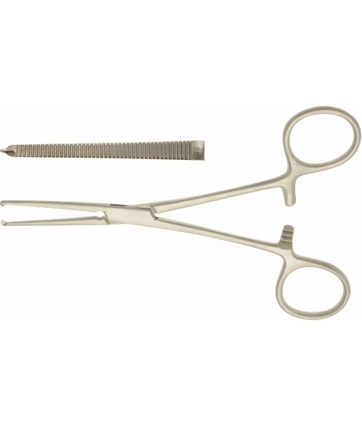 ELCON KOCHER ARTERY FORCEPS 140MM STRAIGHT 1x2 TEETH