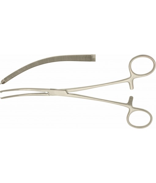 ELCON KOCHER ARTERY FORCEPS 200MM CURVED 1x2 TEETH