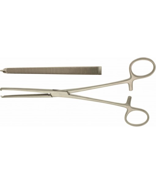ELCON ROCHESTER-OCHSNER ARTERY FORCEPS 205MM STRAIGHT, 1x2 TEETH