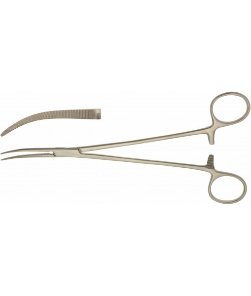 ELCON HEISS ARTERY FORCEPS 205MM SLIGHTLY CURVED