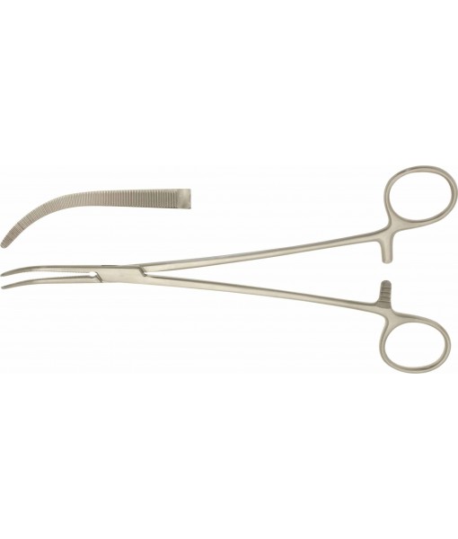 ELCON HEISS ARTERY FORCEPS 200MM STRONG CURVED