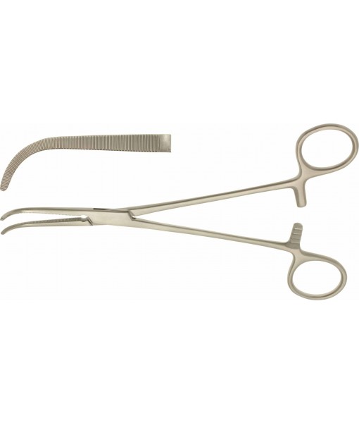 ELCON KELLY ARTERY FORCEPS 185MM STRONG CURVED