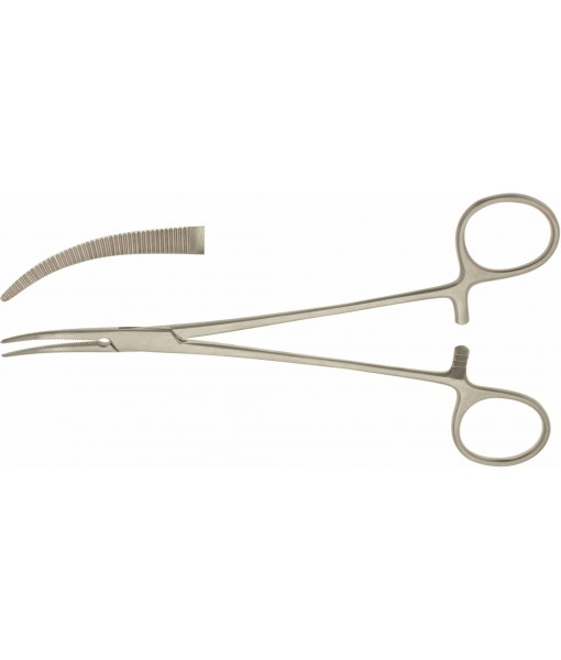 ELCON CRILE ARTERY FORCEPS 180MM CURVED