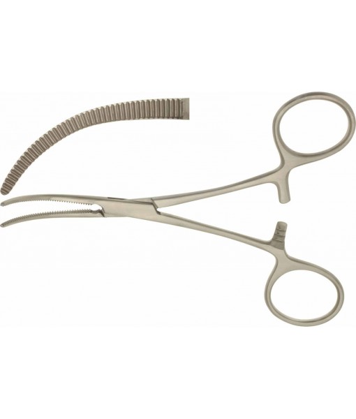 ELCON HALSTED ARTERY FORCEPS 180MM CURVED