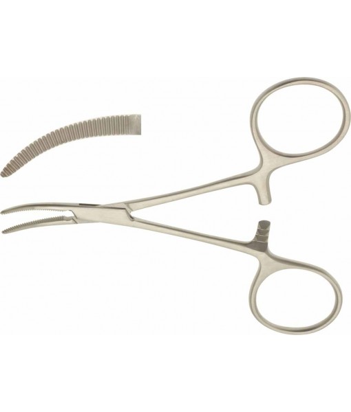 ELCON HARTMAN MOSQUITO ARTERY FORCEPS 100MM CURVED