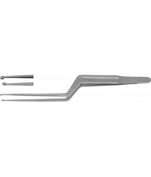 ELCON HUNT TUMOR GRASPING FORCEPS 200MM, STRAIGHT, FLAT SERRATED Ø3MM