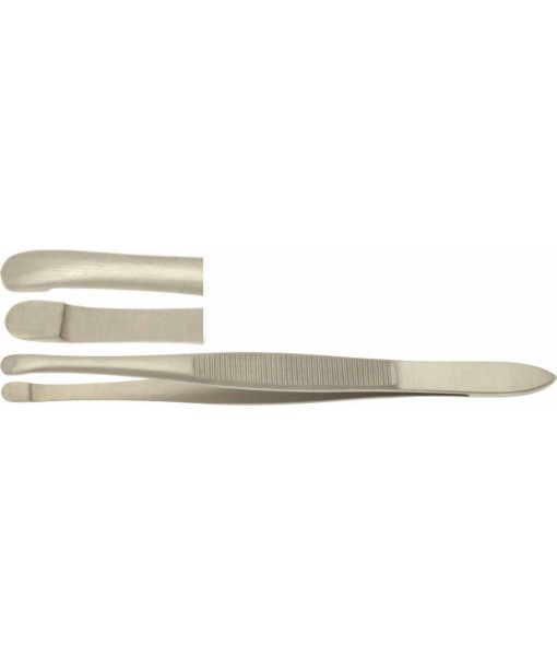 ELCON BEER CILIA FORCEPS 90MM, SMOOTH, ROUNDED JAWS