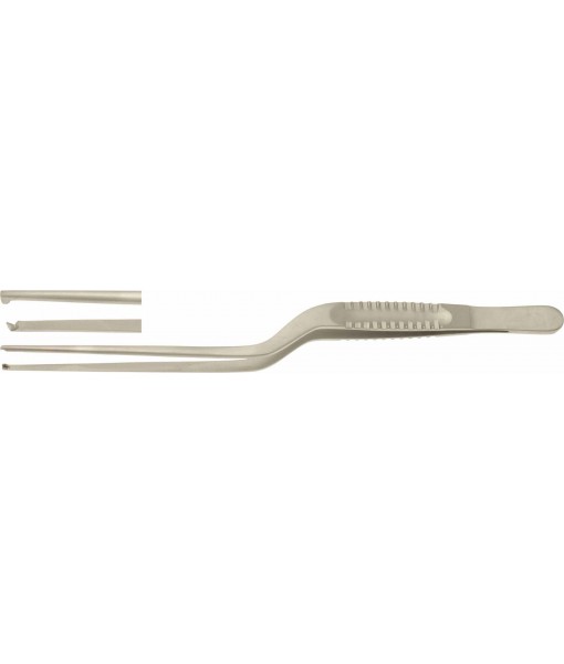 ELCON FORCEPS BAYONET-SHAPED, 1X2 TEETH, 160MM