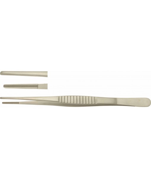 ELCON DEBAKEY VASCULAR FORCEPS 200MM, STRAIGHT, WIDTH 2,7MM