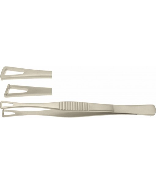ELCON DUVAL GRASPING FORCEPS 145MM, STRAIGHT, WIDTH 7MM