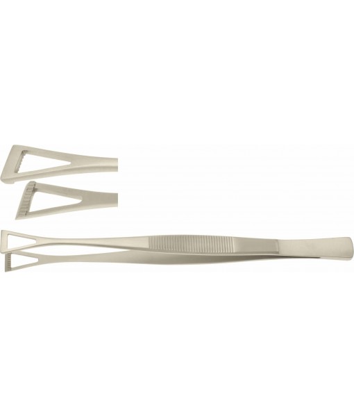 ELCON COLLIN-DUVAL GRASPING FORCEPS 200MM, STRAIGHT, WIDTH 14MM