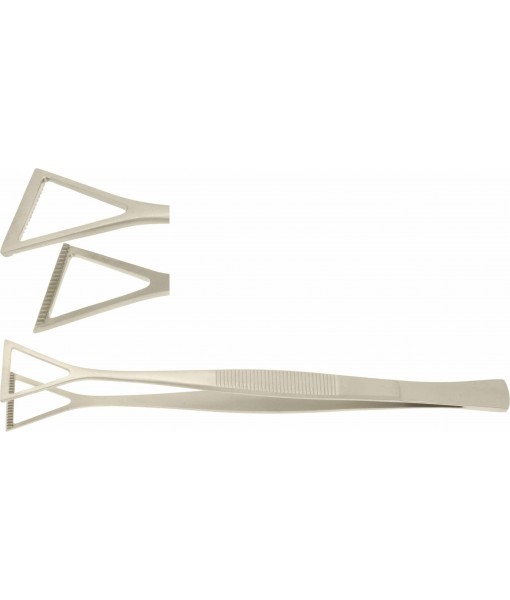 ELCON COLLIN-DUVAL GRASPING FORCEPS 200MM, STRAIGHT, WIDTH 27MM