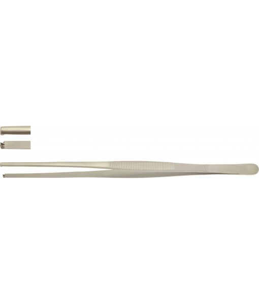 ELCON TISSUE FORCEPS 255MM, STRAIGHT, 2x3 TEETH