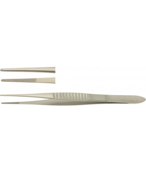 ELCON PRIM DISSECTING FORCEPS 145MM, STRAIGHT, WIDTH 1,2MM, VERY DELICATE PATTERN
