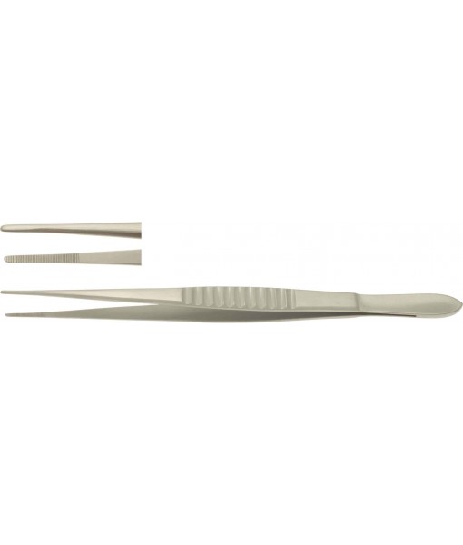 ELCON PRIM DISSECTING FORCEPS 180MM, STRAIGHT, WIDTH 1,5MM, VERY DELICATE PATTERN