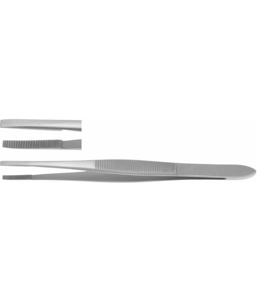 ELCON DISSECTING FORCEPS 170MM, STRAIGHT SQUARE, SWEDISH PATTERN