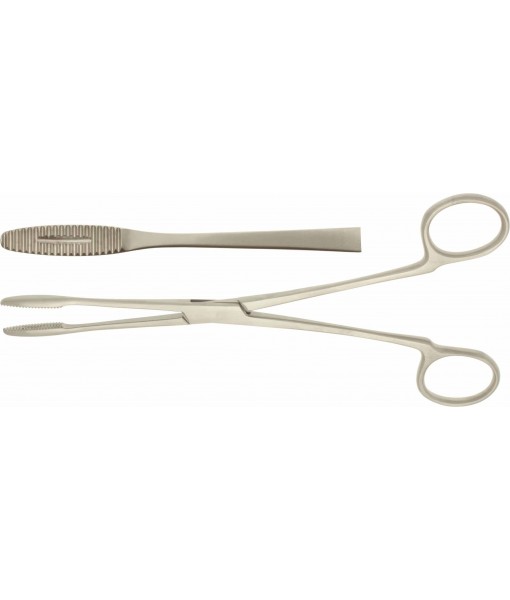 ELCON GROSS-MAIER SPONGE FORCEPS 200MM, STRAIGHT, WITHOUT RATCHET