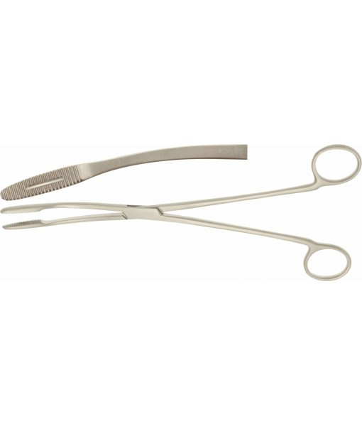 ELCON GROSS-MAIER SPONGE FORCEPS 265MM, CURVED WITHOUT RATCHET