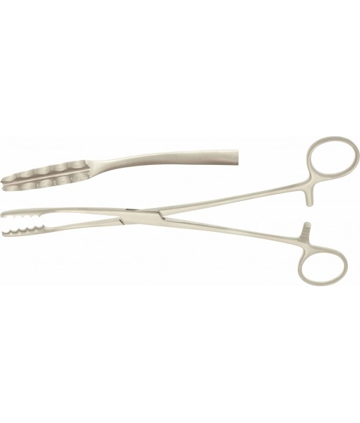 ELCON ULRICH SPONGE FORCEPS 225MM, CURVED