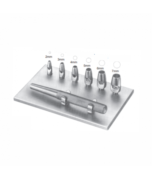 ELCON KEYES DERMAL PUNCHES SET 2-7MM DIAM
