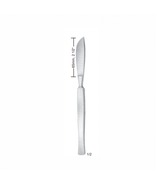 ELCON PERIOSTUM KNIFE WITH RASPATORY, LENGTH OF BLADE 65MM