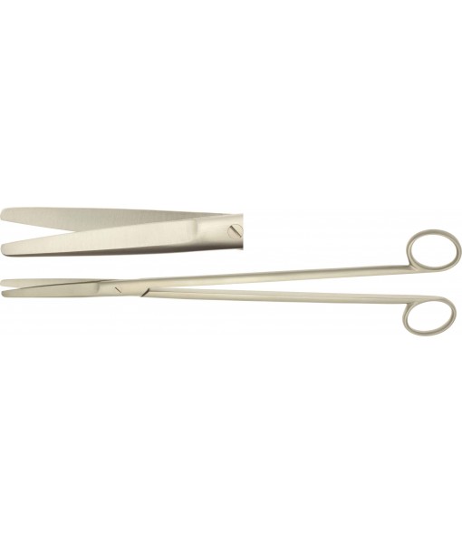 PRECISION (STELZNER) RECTUM SCISSORS 300MM, STRAIGHT, STUMP ST