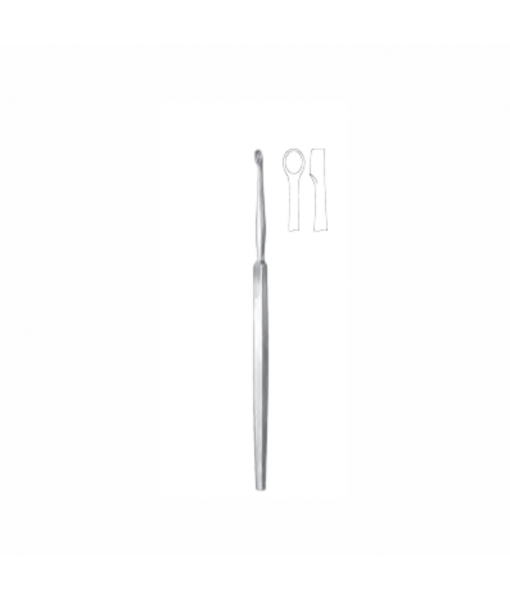 ELCON FOX DERMAL CURETTE 14CM, Ø 3MM