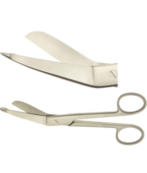 ELCON LISTER BANDAGE SCISSORS 140MM, ANGLED SIDEWAYS St