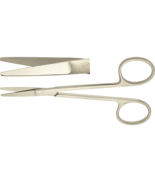ELCON IRIS SCISSORS 115MM, STRAIGHT, STUMP ST