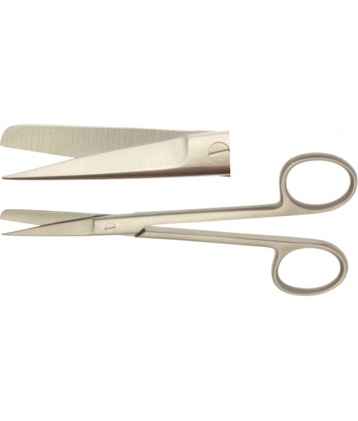 ELCON WAGNER SURGICAL SCISSORS 120MM, STRAIGHT, POINTED/BLUNT ST