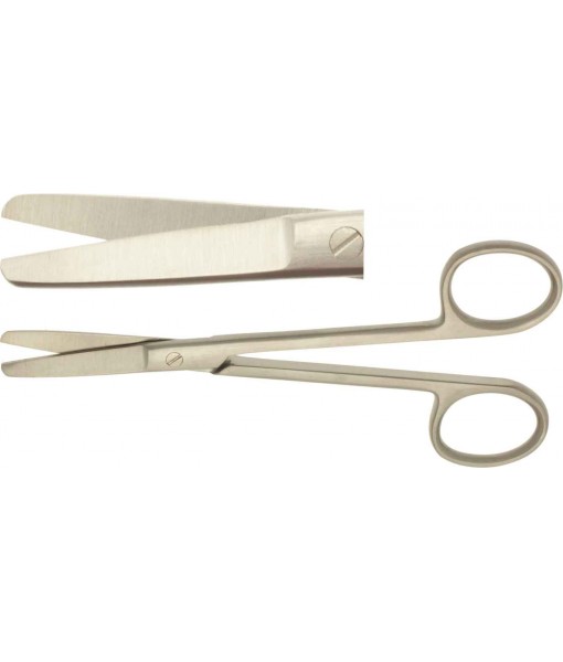 ELCON WAGNER SURGICAL SCISSORS 120MM, STRAIGHT, BLUNT ST