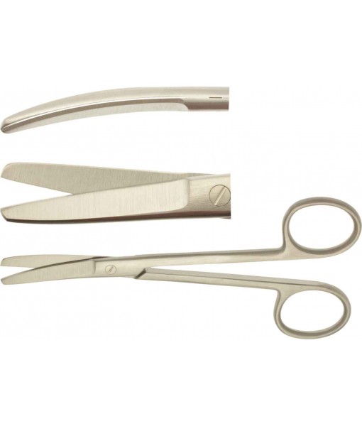 ELCON WAGNER SURGICAL SCISSORS 120MM, CURVED, STUMP ST