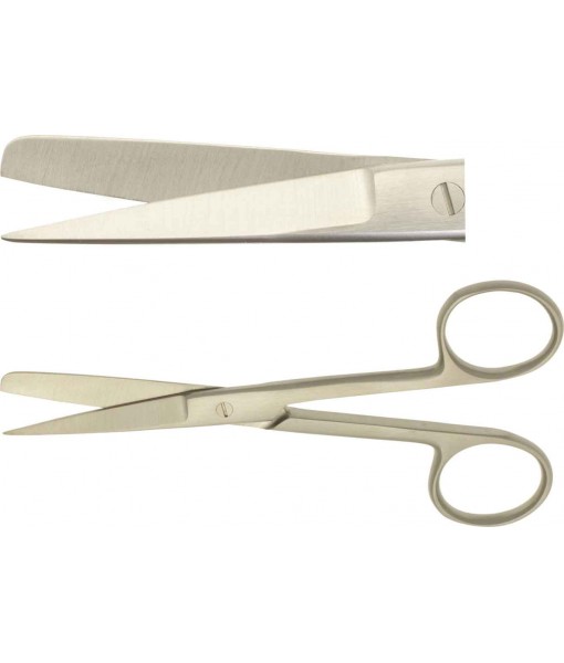 ELCON SURGICAL SCISSORS 115MM, STRAIGHT, POINTED/BLUNT ST