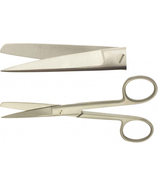 ELCON SURGICAL SCISSORS 130MM, STRAIGHT, POINTED/BLUNT ST