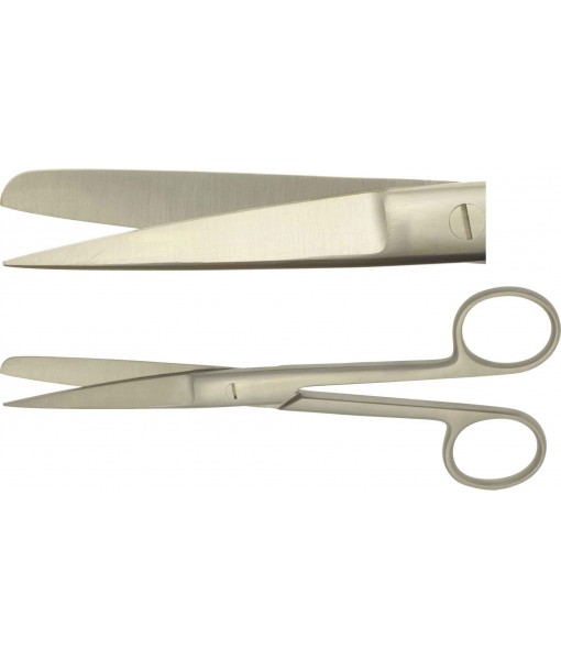 ELCON SURGICAL SCISSORS 155MM, STRAIGHT, POINTED/BLUNT ST