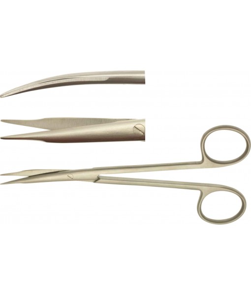 ELCON REYNOLDS DISSECTION SHEARS 145MM CURVED, POINTED ST