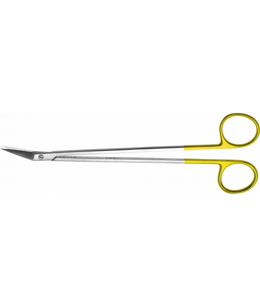 ELCON TUNGSTENCUT POTTS-SMITH VASCULAR SCISSORS 190MM, 25° ANGLED SIDEWAYS, POINTED St
